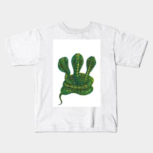 Three Headed Cobra Kids T-Shirt